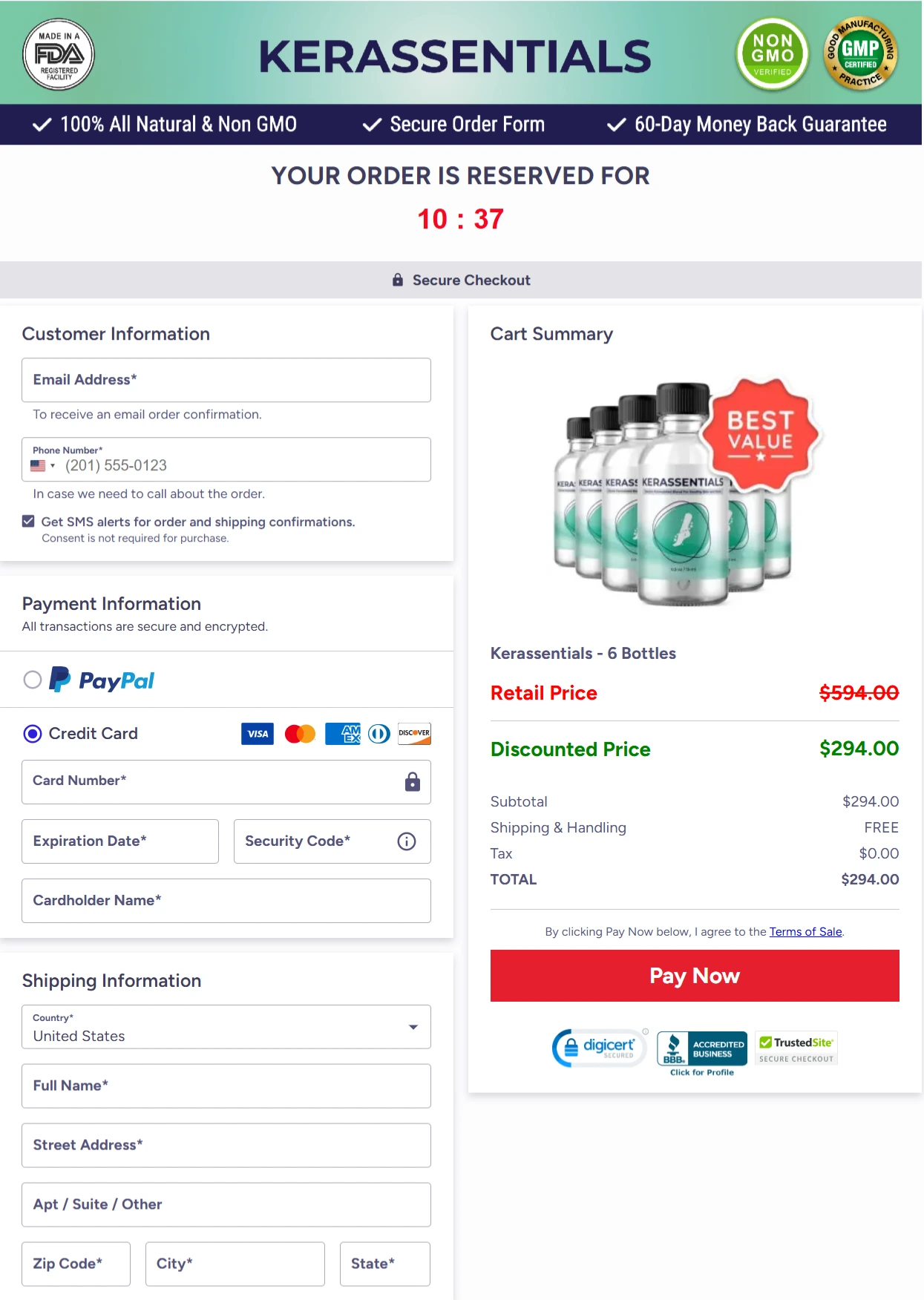 Kerassentials  -Secure-Checkout